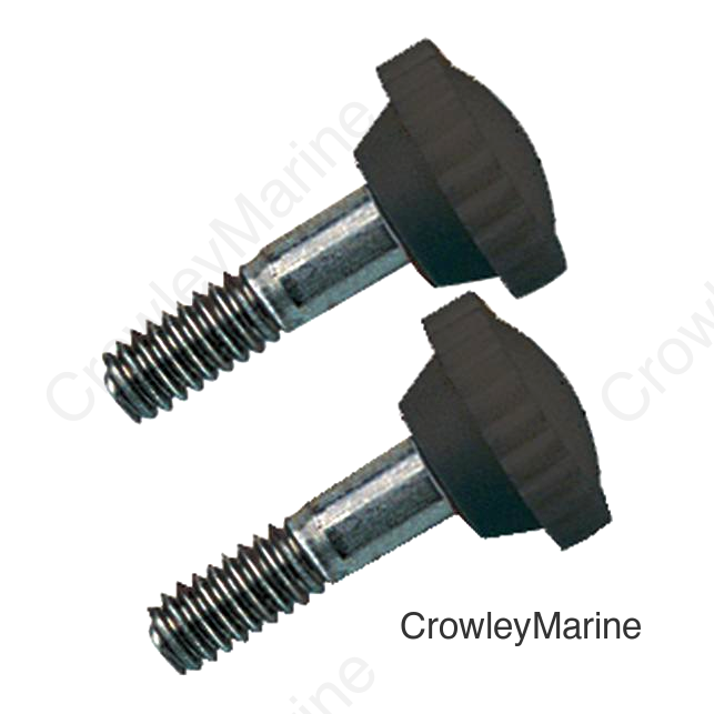 Nylon Head Screw-1/4"-20 X 7, Black Pr.