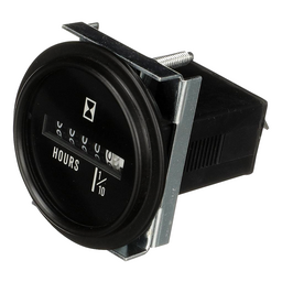Seachoice Hourmeter Gauge for Boats, Round, 2 in., Black Bezel thumbnail-0