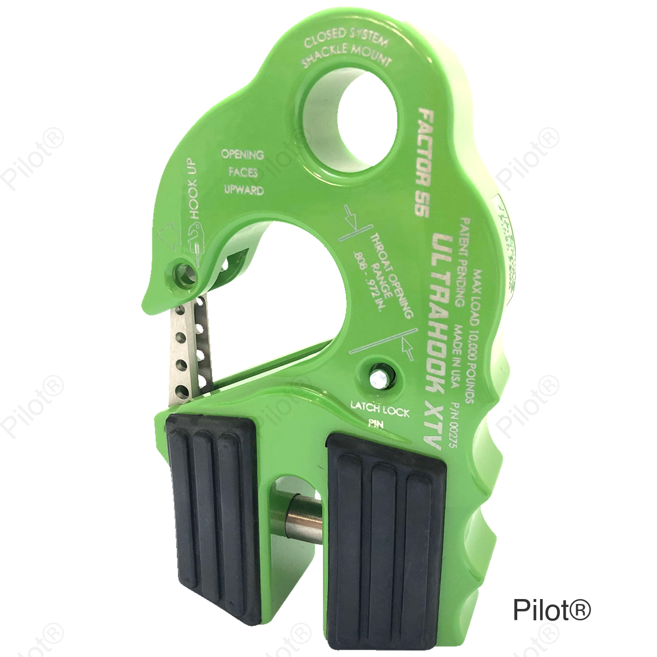 UltraHook XTV Winch Hook - Green