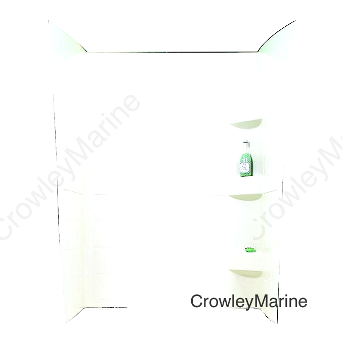 Specialty Recreation Shower Wall, 24" x 32" x 66",White
