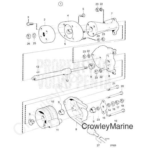 Hexagon Nut(V2) - Volvo Penta (955847)