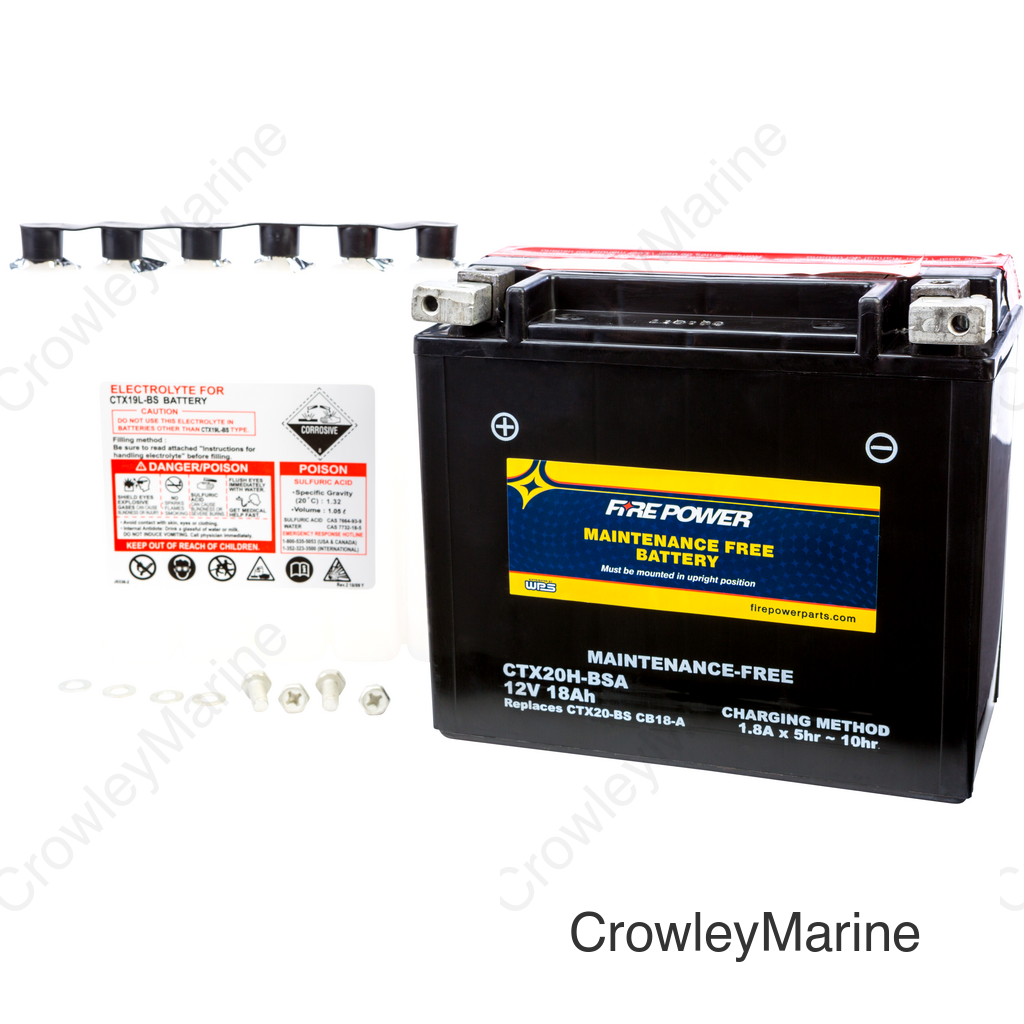 BATTERY CTX20H-BSA MAINTENANCE FREE