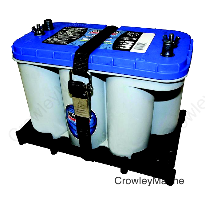 T-H Marine Battery Holder Tray For Optima Batteries D27M and D31M