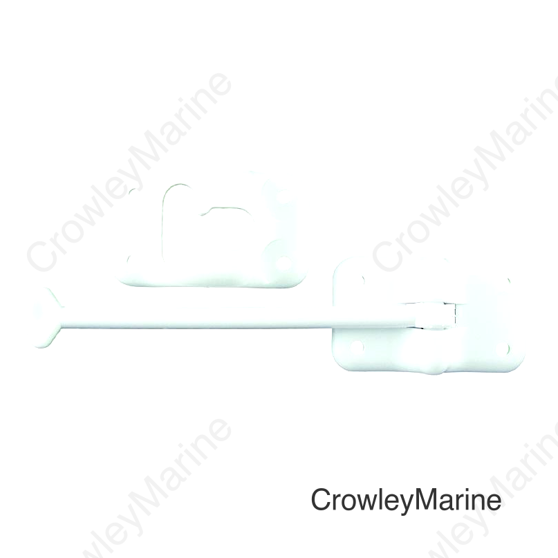 JR Products Plastic T-Style Door Holder, 6" Polar White