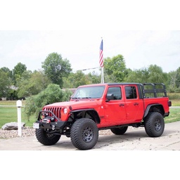 Fishbone Offroad 20+ Jeep Gladiator Bed Rack Full Tackle Rack - Black Powdercoat thumbnail-3