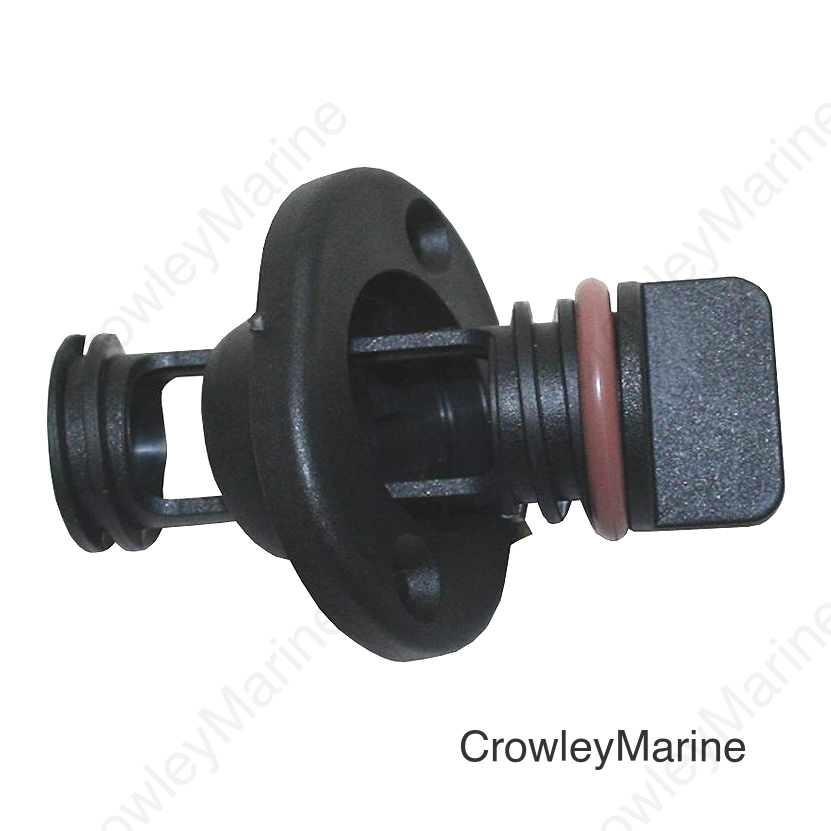 T-H Marine Drain Plug Fits 1" Hose, Black