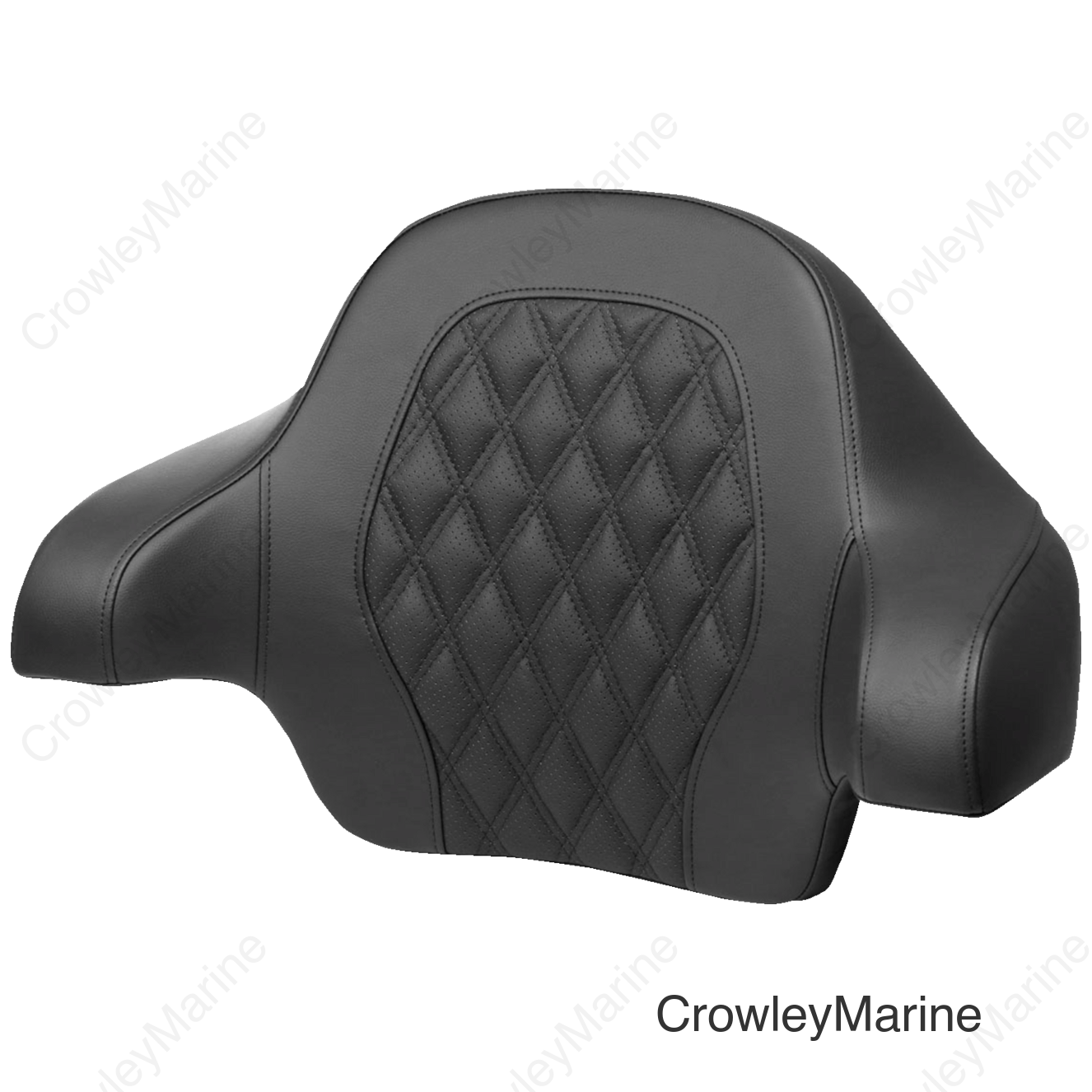 Tour-Pak® Backrest Pad - Lattice Stitch - Blue Stitch - FL '14-'24