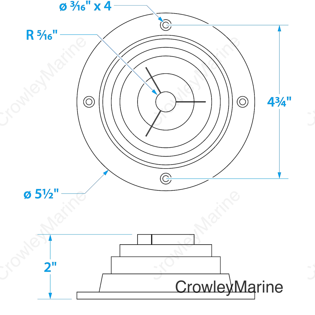 Seachoice Motorwell Boot, Organize and Protect Wires Or Fuel Lines, Covers Up to 4 in. Hole