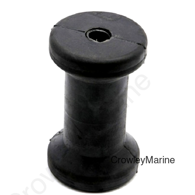 Marine Roller Spool-Type 5" Rubber, 5/8" Hole (405200)