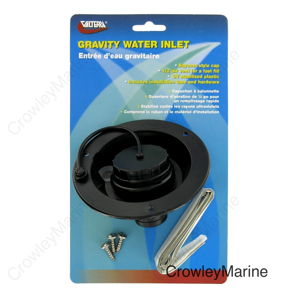 WATER INLET GRAVITY BLACK