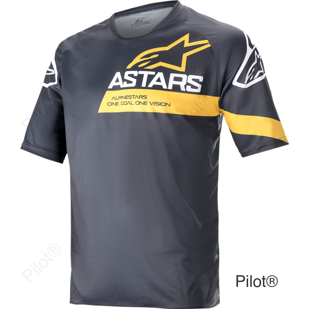 Racer V3 Jersey - Gray/Yellow - Small