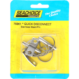 Seachoice Tethered Stainless Steel Quick Disconnect Release Pins, 1/4 In. thumbnail-1