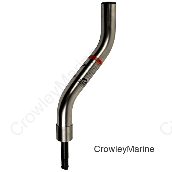 13" Offset Post, Satin, ABYC Code-B