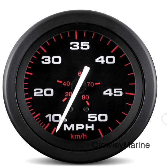 Speedo Head, Amega 3" 50 mph