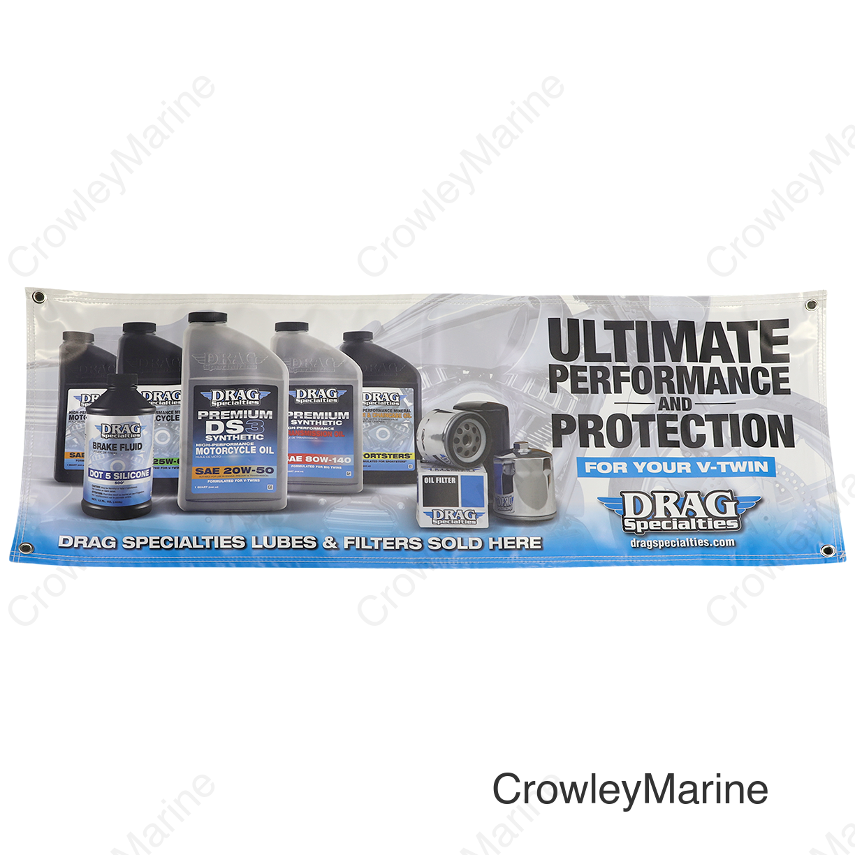 BANNER DRAG OIL 4'X18"