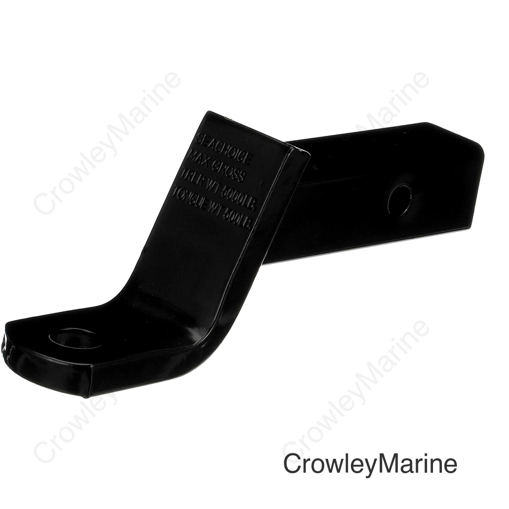 Seachoice Hitch Ball Mount, 2 in. Shank, 5,000-Lb. Capacity, Black Finish