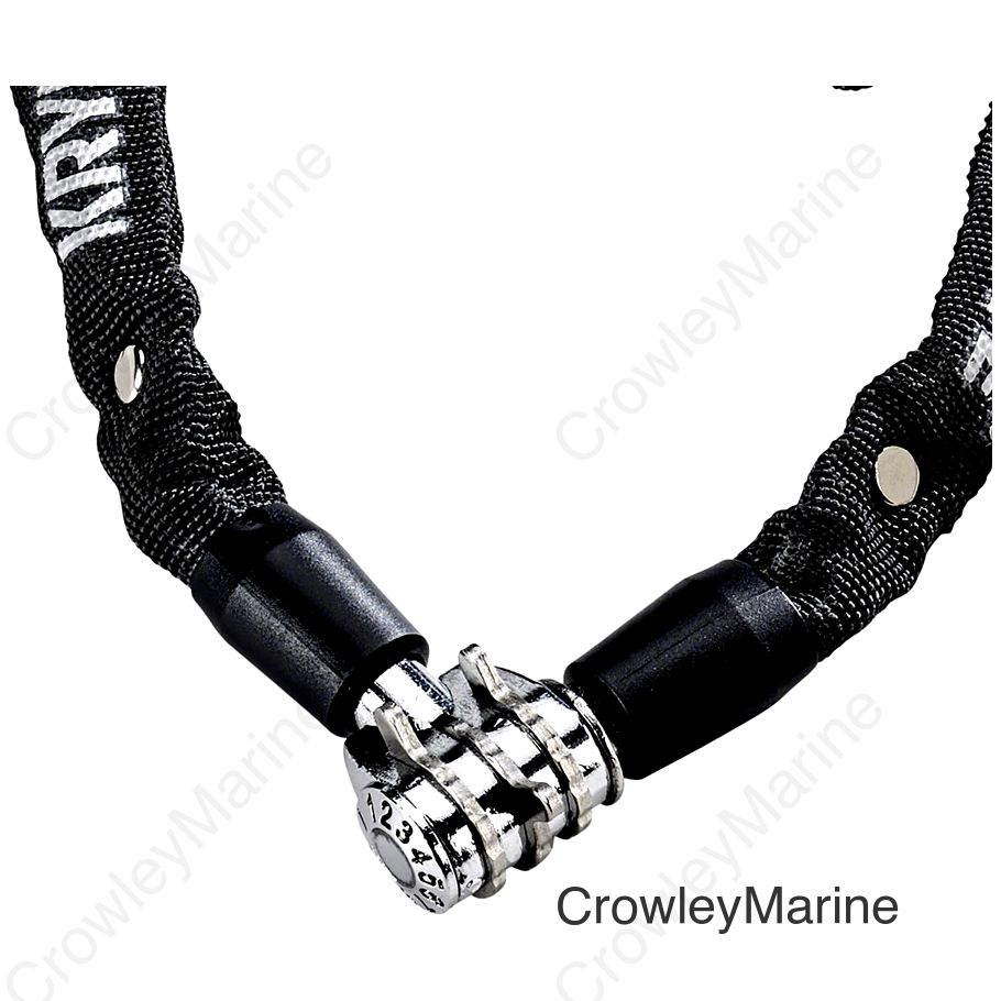 Kryptonite Keeper 411 Chain Lock with Combination: Black 4 x 110cm