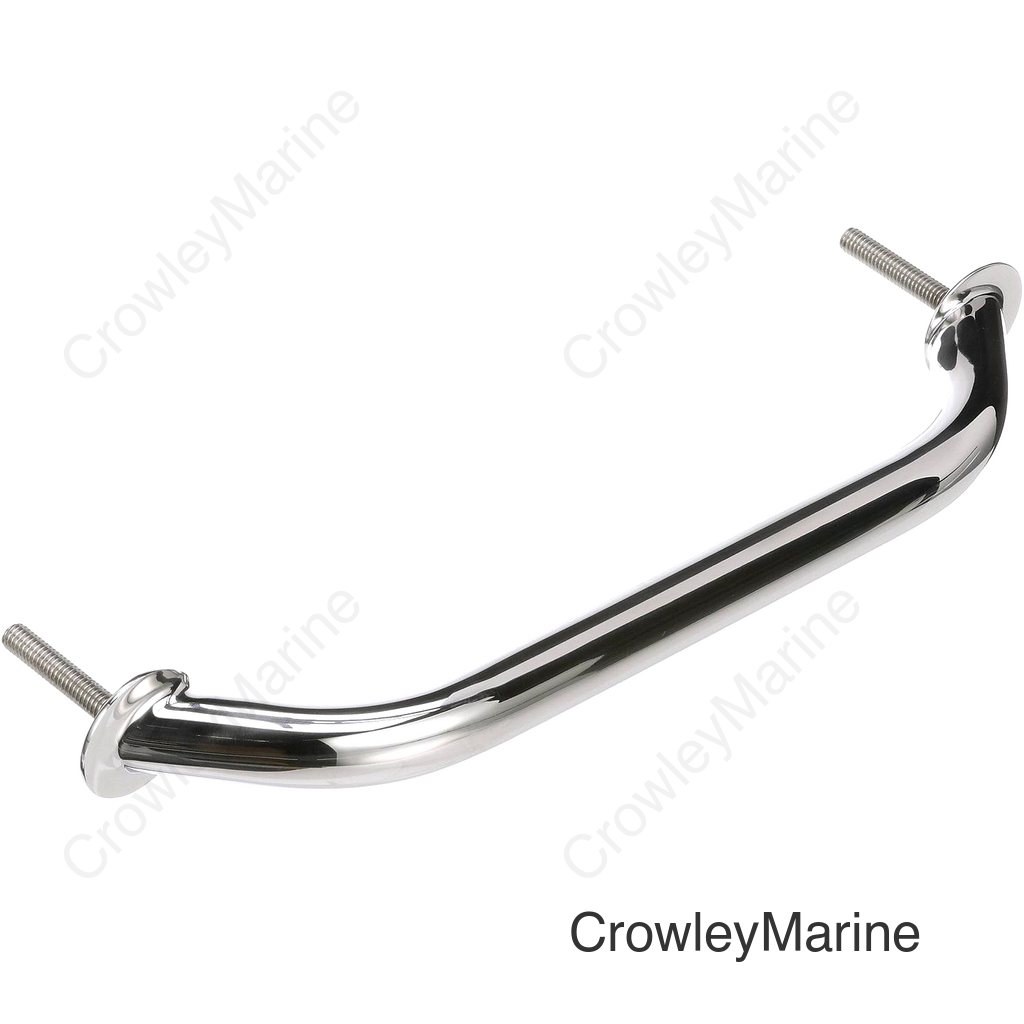 Seachoice Hand Rail w/ Studs, 24 In. Long, 304 Stainless Steel, 5/16-18 X 1-7/8 In. Studs