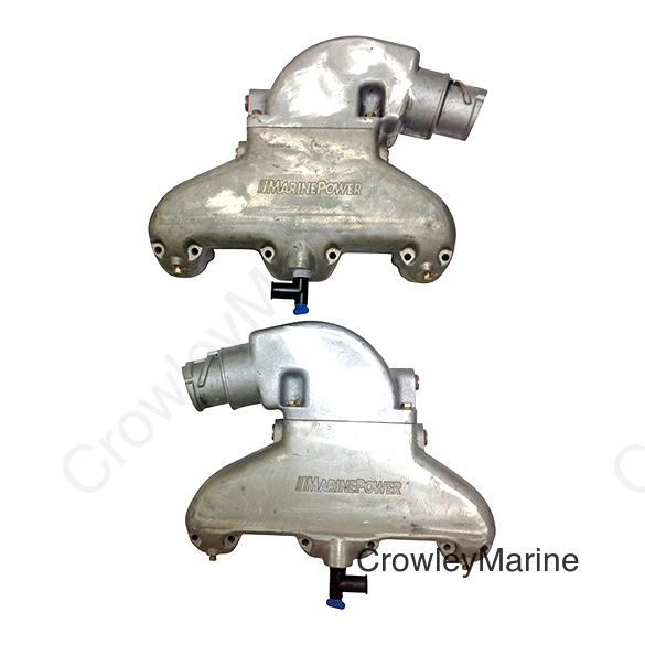 Manifold & Riser Kit, Exhaust AL 5.7L MP2K 