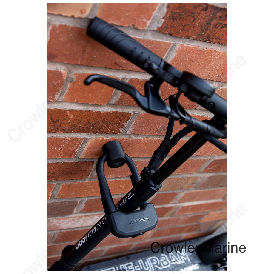 Hiplok Ankr Mini Secured Wall/Ground Lock Anchor - All Black