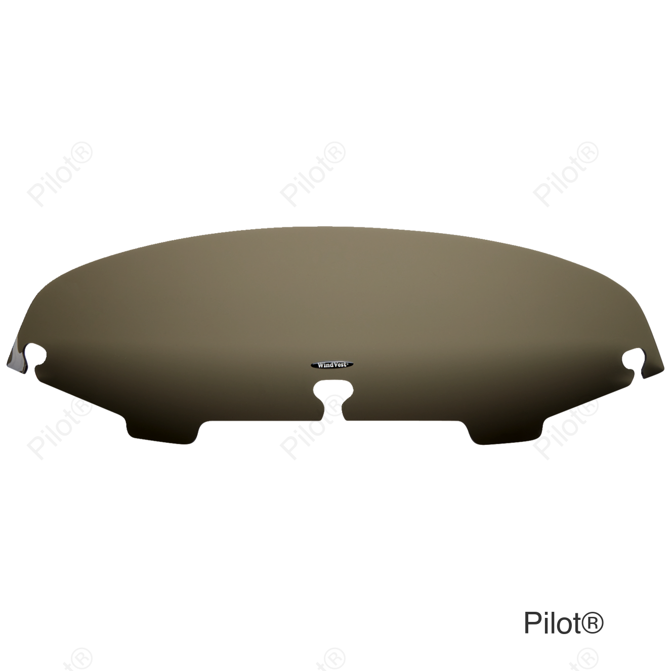 Windshield - Dark Smoke - 4" - FLHT/X