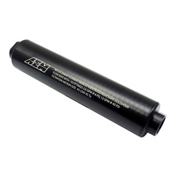 AEM Universal High Flow -10 AN Inline Black Fuel Filter thumbnail-0