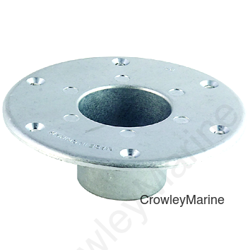 PEDESTAL BASE-FLUSH MNT CHROME