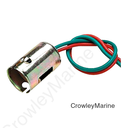 Seachoice Bayonnet Socket, Brite Steel With 6' Wire Lead (Compatible With 09981)