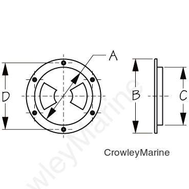 ABS DECK PLATE WHT SMOOTH 8