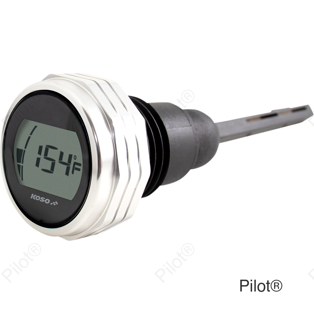 Oil Dipstick Gauge - Silver