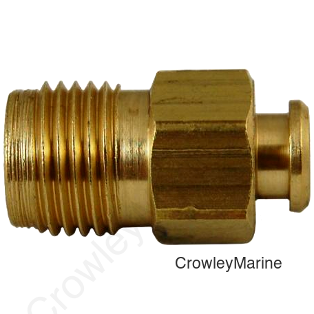 1/4' INVERTED PLUG- BRASS
