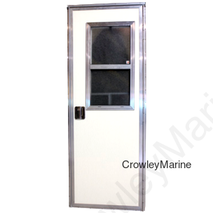 Camper Door, 24"x60" Flush Lock, No Screen (353601)