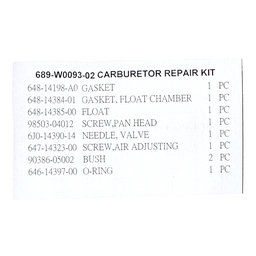 Carburetor Service Kit (40690) thumbnail-4