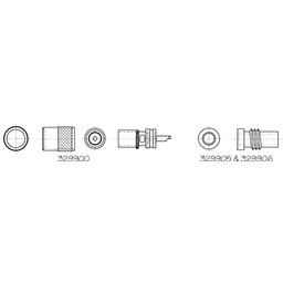 UHF ADAPTER FOR RG58/U (329905-1) thumbnail-0