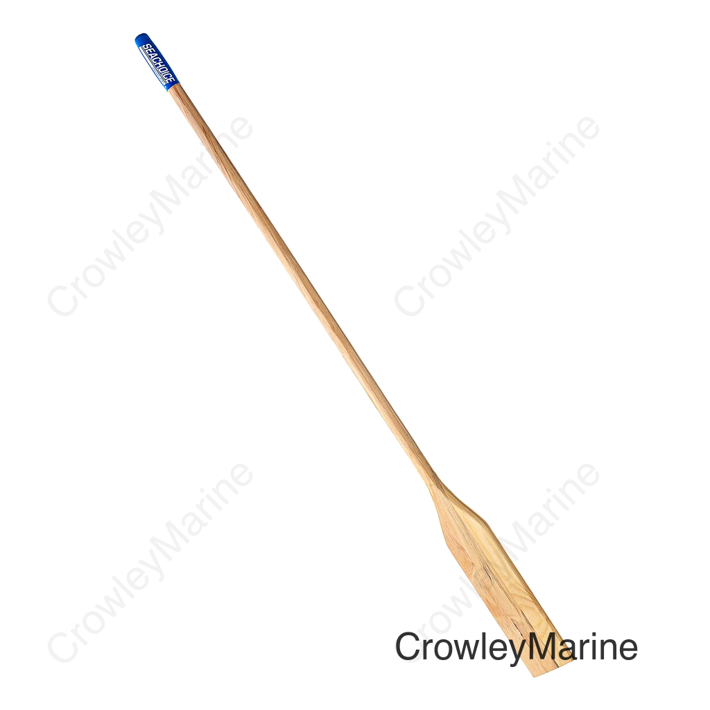 Seachoice 5.5 Ft. Wood Oar, New Zealand Pine Construction, 19-11/16 In. X 4-5/16 In. Blade, Comfort Grip, Clear Finish