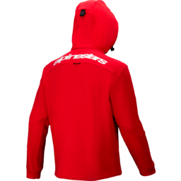 Racer MX Fleece Hoodie - Bright Red - Large thumbnail-1