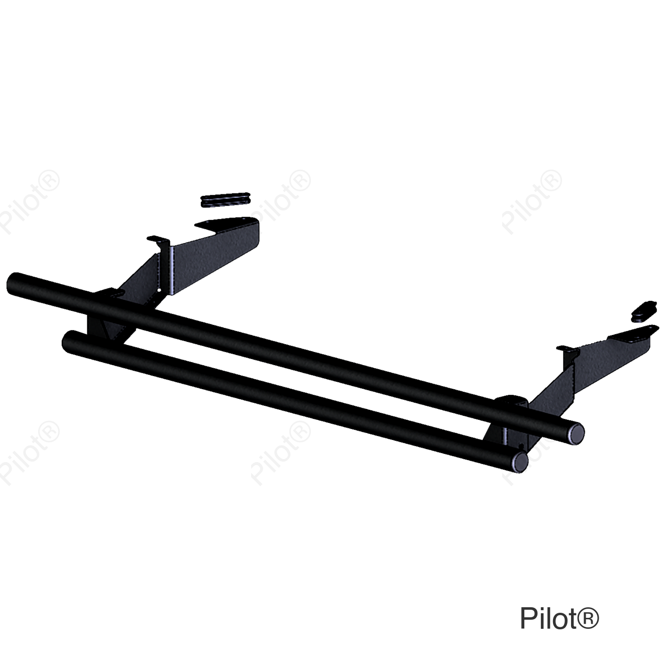 Rear Bumper - Black - Honda