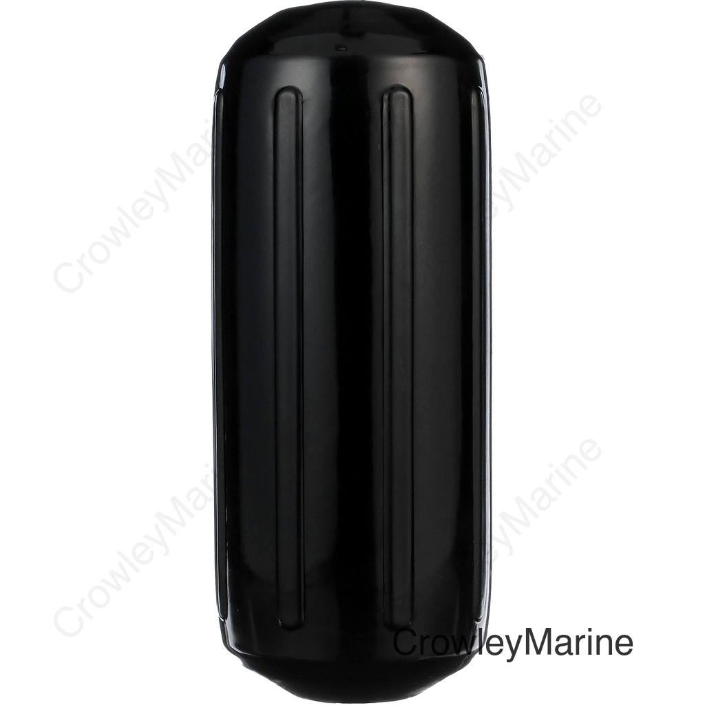 Seachoice Center Hole Fender, Roto-Molded Marine Grade Vinyl, Black, 6-1/2 Ft. X 15 Ft.
