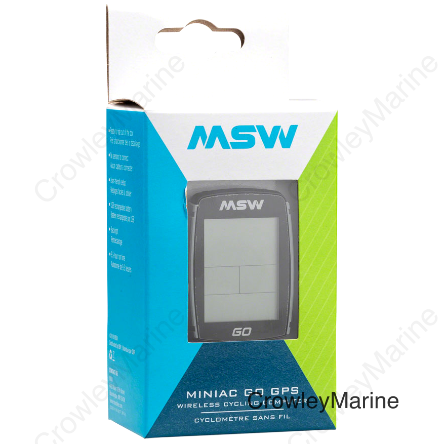 MSW Miniac GO GPS Bike Computer - GPS Wireless