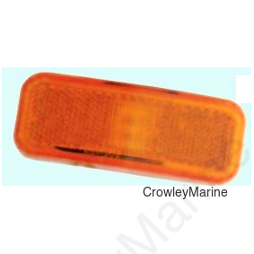4'X1.5' LED AMBER MARKER