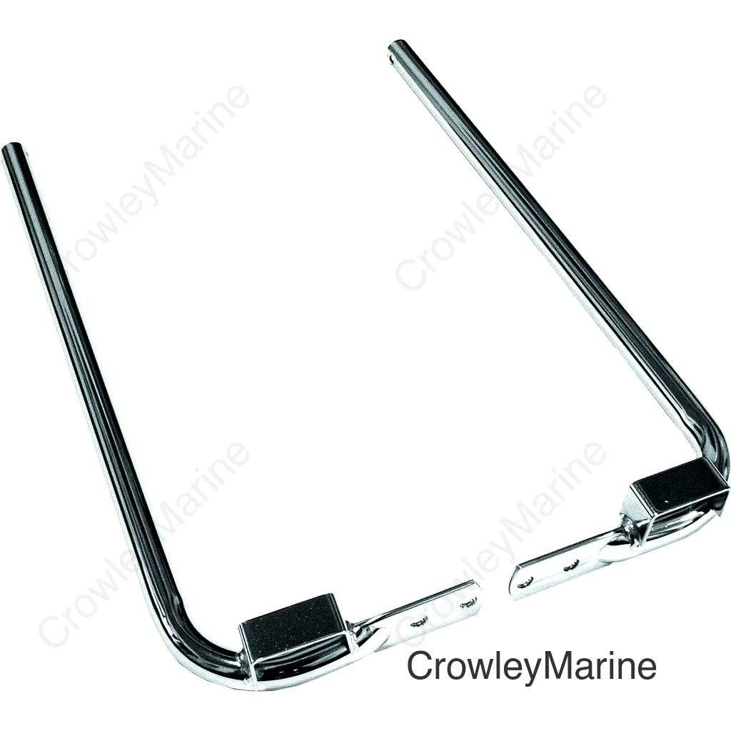 CHROME SADDLEBAG SUPPORT KIT FLH/FLT 85-08