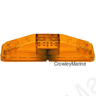 Peterson LED Amber Marker/Clearance Light - Thinline, 2 Diodes, 2-Wire, Hard-Wired (421509)