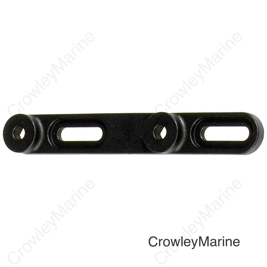 Ortlieb 64mm Water Bottle Mount Offset-Plate - Black