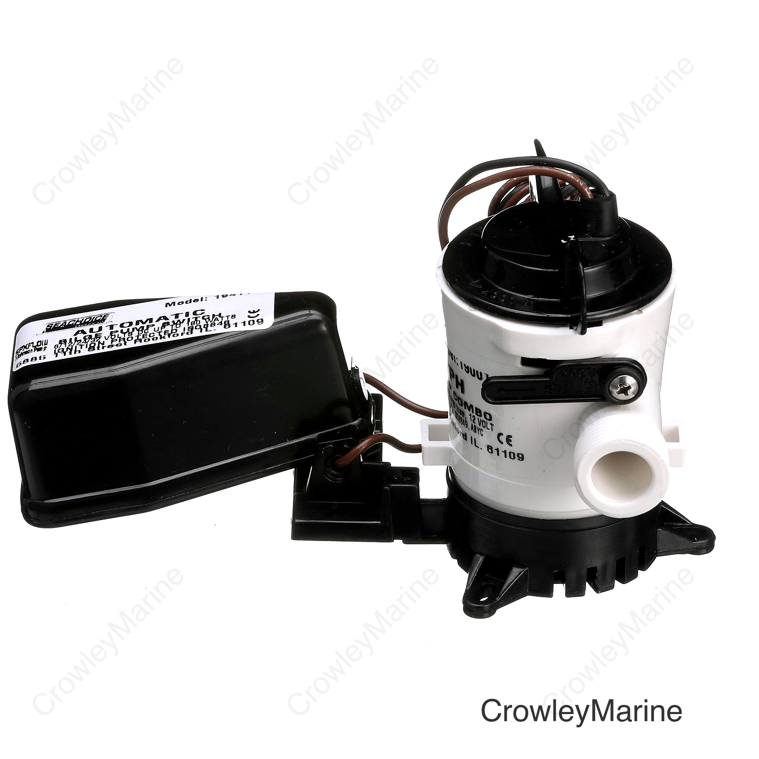 Seachoice Automatic Bilge Pump w/ Float Switch, 750 GPH, 3/4 In. Hose Size