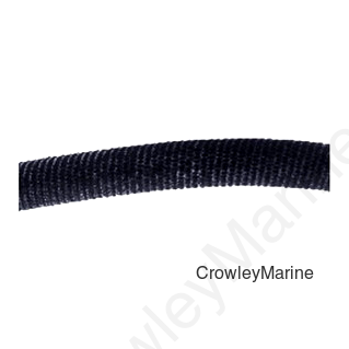 Wire Loom, Cotton 1/2" ID Black Bitumen (462800)
