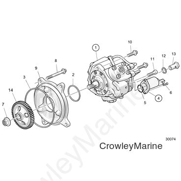 Intermediate Plate(V2) - Volvo Penta (22391556)