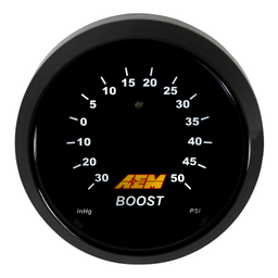 AEM 52mm Boost Digital Gauge -30-50psi thumbnail-1