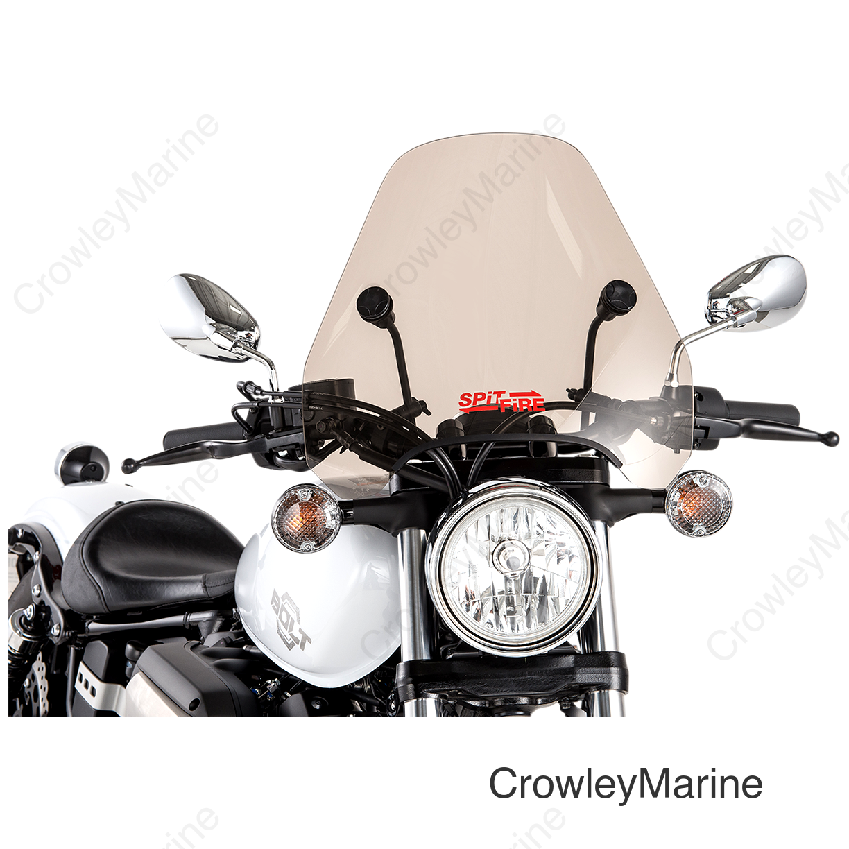 Spitfire Windshield - 15" - Smoke