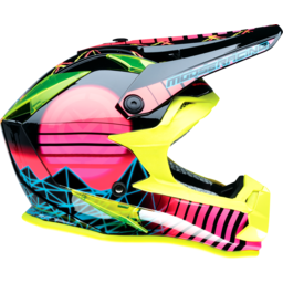 HELMET VAPORWAVE FI YTH BK/PK/YL SM thumbnail-1