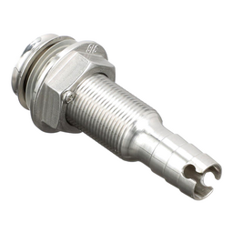 Seachoice Mega-Flow Dripless Thru Hull Fitting, 316 Stainless Steel, Fits 5/8 in. Hose, 1-1/2 in. Max. Hull thumbnail-4
